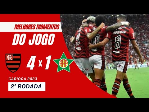 Melhores Momentos de  Flamengo  4 X 1   Portuguesa  RJ 15/01/2023