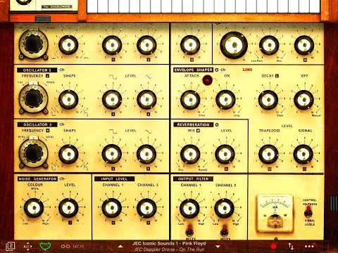 iVCS3 - JEC Iconic Sounds Of Pink Floyd Sound Bank - FREE Pack -  iPad Demo