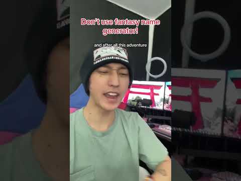 DONʻT use fantasy name generator! #dnd #dnd5e #dungeonsanddragons
