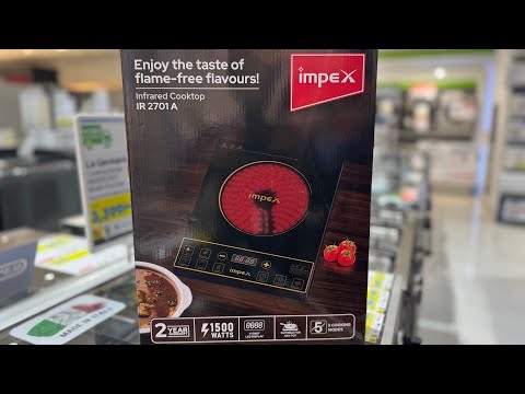Impex Single Infrared Cooker (IR2701A)🔥 | *FAST* & Energy-Saving Magic for Kitchens, Camping & More!