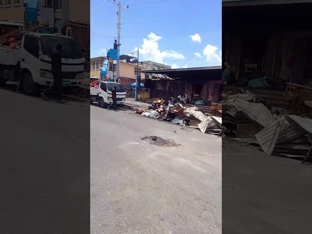 WATCH: Fire destroys several shops at Redemption Market
