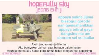 JEONG EUN JI - HOPEFULLY SKY [MV, EASY LYRIC, LIRIK INDONESIA]