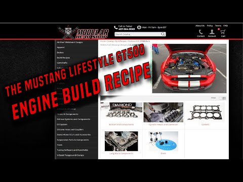 Modular Head Shop Build Recipes - Andrew from Mustang Lifestyle's 5.8L GT500 Engine Build Recipe
