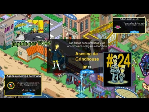 Los Simpson Springfield "Agentes Secretos, Cap. 24 - CIA, Agencia enemiga derrotada" Tony