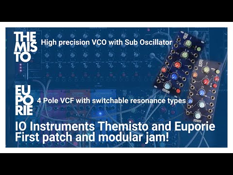 IO Instruments Themisto VCO and Euporie VCF Jam with Moog Matriarch and Behringer 960 Sequencer