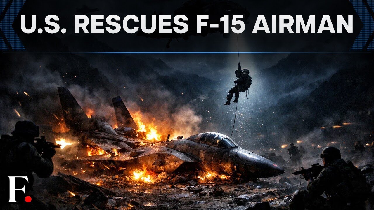 Trump Hails ‘Daring’ Rescue of Downed US F-15 Jet's Crew Officer From Iran