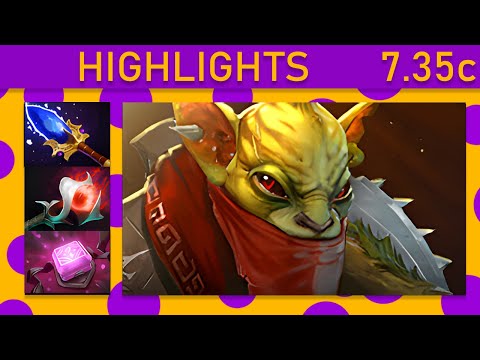 ✨ W_Zayac Bounty Hunter 73% Kill participation! Support Highlights 7.35c - Dota 2 Top MMR