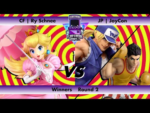 Flynn's Arcade 086 Winners Round 2 - CF | Ry Schnee (Peach) vs JP | JoyCon (Terry Little Mac) SSBU