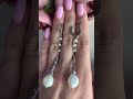 Серебряные серьги с жемчугом барочным
