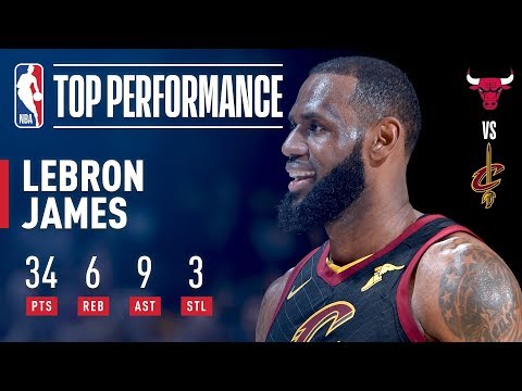 LeBron James Puts On A Show vs The Bulls | Dec. 21, 2017