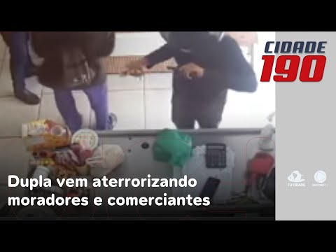 Dupla vem aterrorizando moradores e comerciantes de Guaraciaba do Norte