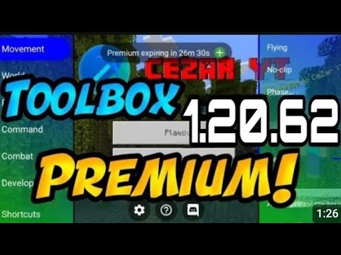 Unlock Premium Time in Minecraft 1.20.62 with Toolbox4 Mod Menu - No Ads! Limited Offer!