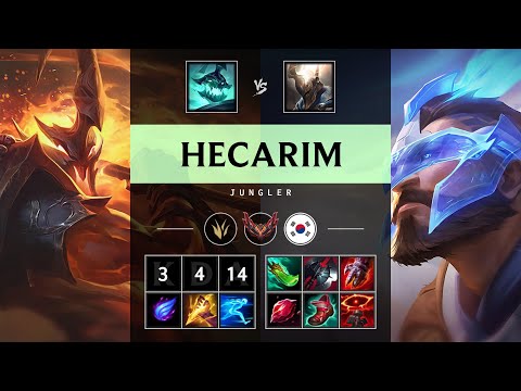 Hecarim Jungle vs Pantheon - KR Grandmaster Patch 25.13