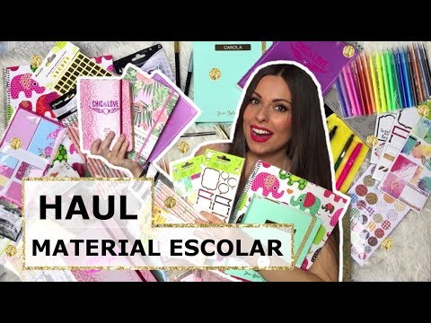 HAUL ENORME MATERIAL ESCOLAR (Agendas, Pegatinas, Post-it, Rotuladores…) | Bstyle