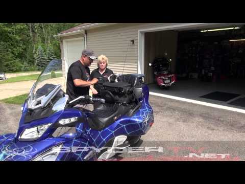 YouTube video about: Can am spyder dog carrier?
