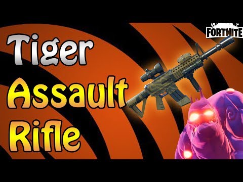 FORTNITE - PL 130 Tiger Assault Rifle First Impressions (New Event Store Items) Video
