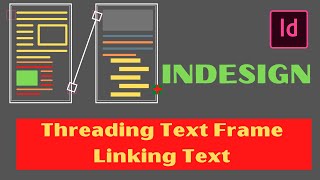 Threading Text Frames Linking Text frame in Indesign 2020