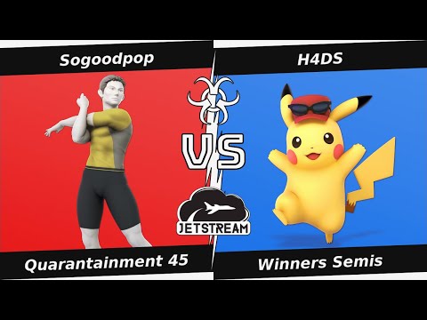 Quarantainment 45 Winners Semis - Sogoodpop (Wii Fit Trainer) Vs. H4DS (Pikachu) - SSBU