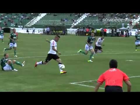 Gol - Guarani 0 x 1 Corinthians - Paulistão 2013 - 24 03 2013 - Globo HD