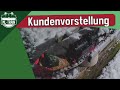 Kundenvorstellung: Schneeräumung mit der Spur G Gartenbahn -Zwei Loks und Schneeschieber im Einsatz!
