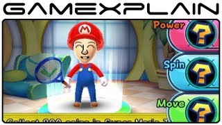 Mario Tennis Open - Clubhouse & Mii Customization (Nintendo 3DS)