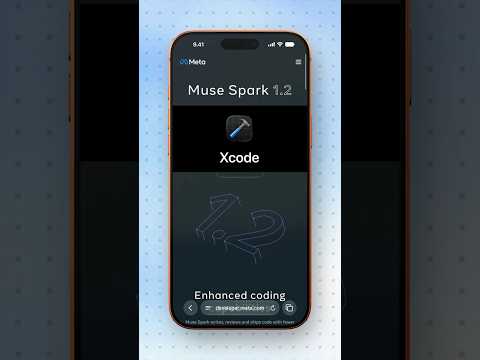 Run Meta Muse Spark 1.2 in Xcode 27 #musespark #meta #ai #llm #xcode thumbnail