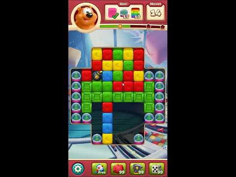 Toon Blast Level 6307 - NO BOOSTERS 🐻🐺🐱 | SKILLGAMING ✔️