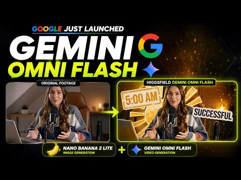 Google Gemini OmniFlash Tutorial