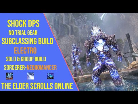 Powerful Shock DPS Build for ESO Update 46 - Magicka Sorcerer Subclassing Build