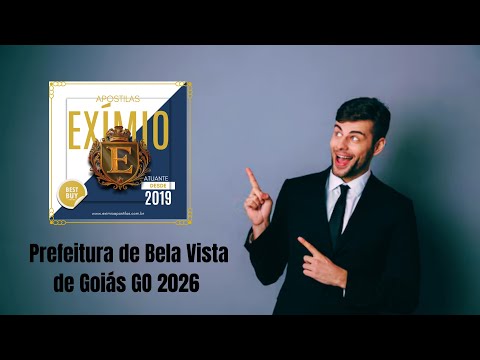 Apostila Prefeitura de Bela Vista de Goiás GO 2026 Auxiliar de Consultório Odontológico