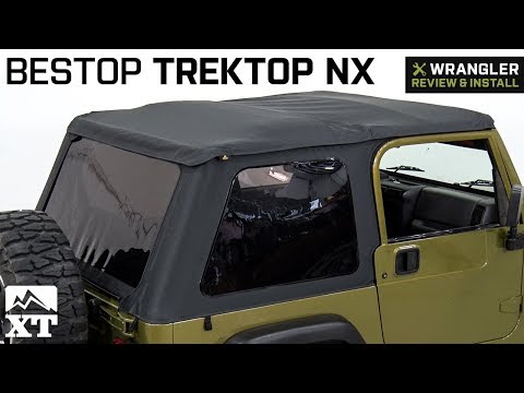 Jeep Wrangler Bestop Trektop NX - Black Denim (1997-2006 TJ) Review & Install