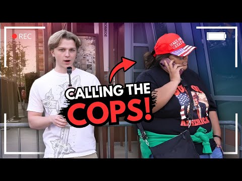 I Debated Trump Supporters... COPS GOT CALLED!