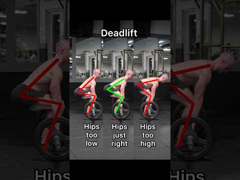 Deadlift technique! Follow for more fitness tips ✅
