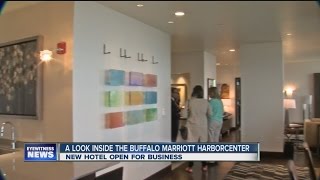 A look inside the new Buffalo Marriott Harborcenter