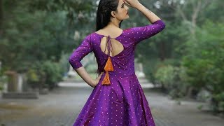 Kurti and long frock back neck designs#stiching#longfrock#neckdesign