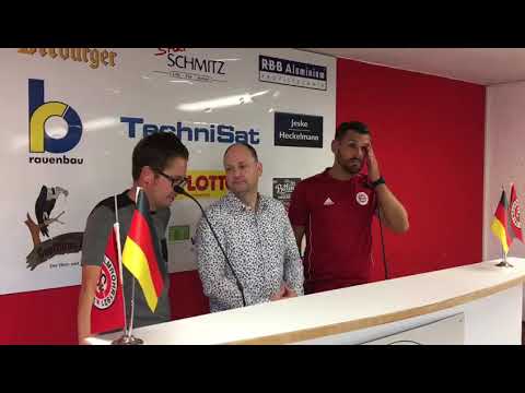 Pressekonferenz mit den Trainern Patrick Joerg (Kirchberg) und Lars Schäfer (Salmrohr)
