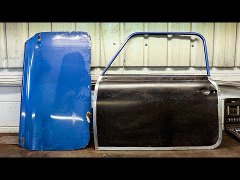 How To Replace A Classic Mini Door Skin - Restoration