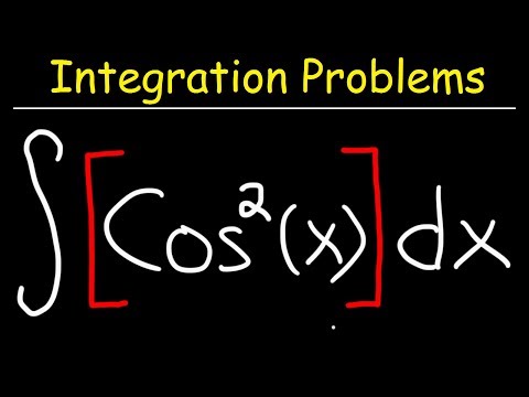 Integral of cos 2x