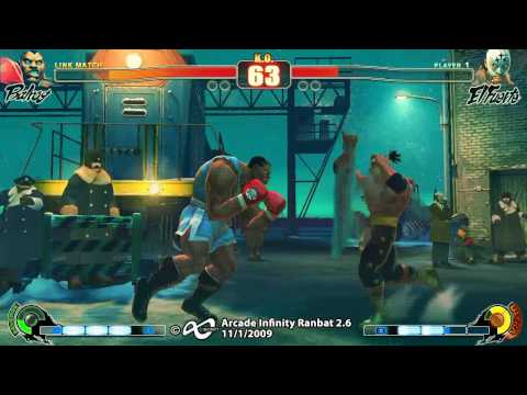 Arcade Infinity SF4 Ranbat 2.6 - Keno (BA) vs Kai (EL)