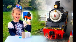 Como fazer um trenzinho - Lauren no passeio da Maria Fumaa em Bento Gonalves RS