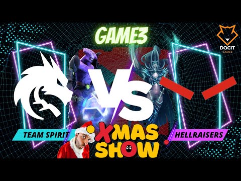 TEAM SPIRIT VS HELLRAISERS | GAME 3 | BetBoom Xmas Show | New Year's competition 2022-23