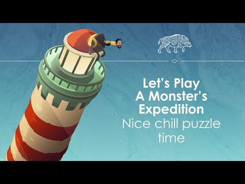 Let's Play A Monster's Expedition - Relaxing puzzle stream