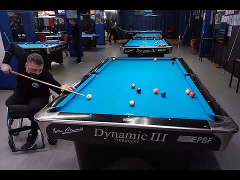 FIBIS Campionato Nazionale Biliardo in Carrozzina Pool 21-11-2020 Finale Bucchi Miele 1-0