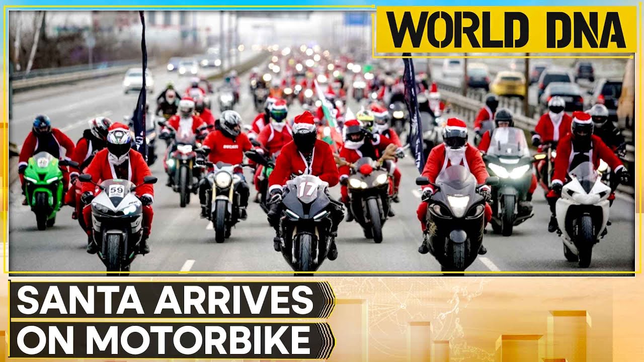 Christmas 2025: Sofia Turns Festive as Hundreds of Motorcycle-Riding Santas Parade | World DNA News