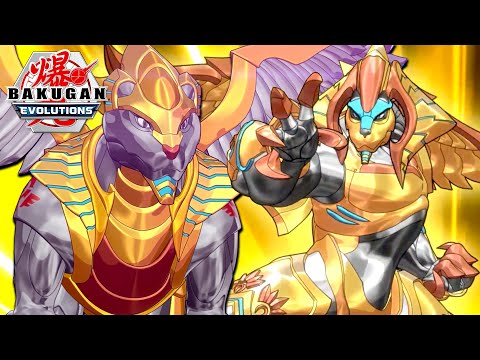 First Bakugan DOUBLE Evolution - Strength AND Speed Mode! ✨ Bakugan: Evolutions Battle Clip