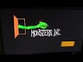 Opening To Monsters Inc 2002 UK DVD Blu Ray Version In The Day