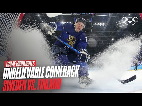 Finland Complete the Comeback at Beijing 2022! | Game Highlights 🇸🇪🇫🇮