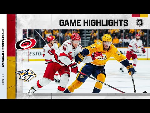 Hurricanes @ Predators 4/6 | NHL Highlights 2023