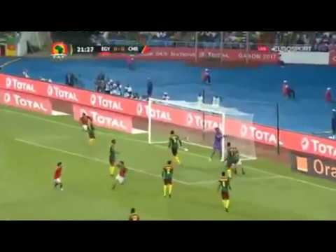 Egypt 1 - 2 Cameroon  CAN 2017 All Goals Highlights