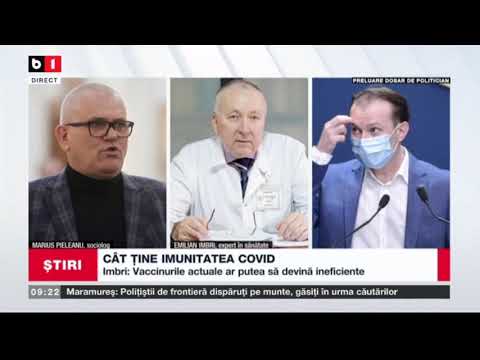 CAT TINE IMUNITATEA COVID? DR. IMBRI: VACCINURILE ACTUALE AR PUTEA SA DEVINA INEFICIENTE_Stiri B1